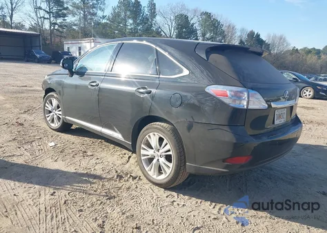 2012 Lexus Rx 450H from USA, damaged, VIN JTJZB1BAXC2407830